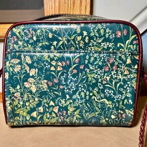 Patricia Nash Leather Malfi Tuscan Fields Crossbody with Braided Strap